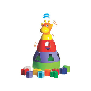 Girafa Didática Brinquedo Educativo com Blocos