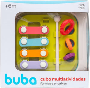 Cubo Educativo de Atividades 7 Em 1 Buba