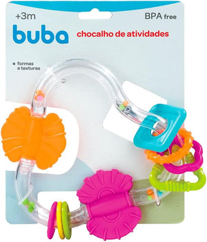 Chocalho de Atividades com Mordedor BUBA