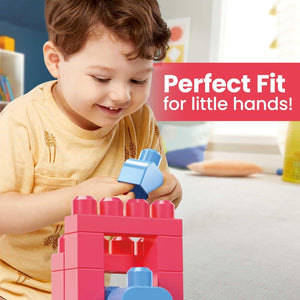 Blocos de Montar MEGA BLOKS com 60 Peças Coloridas