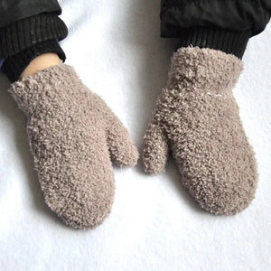 Luvas Quentes de Pelúcia para Bebês com Forro de Veludo - Loja Mimoslife