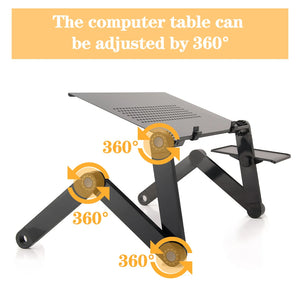Adjustable Aluminum Table for Notebook and Drawings