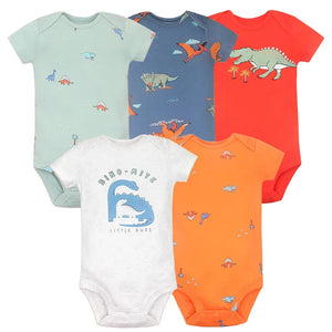 Body de bebê em algodão - Conjunto com 5 peças - Loja Mimoslife