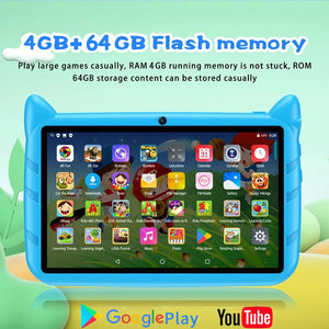 Children's Tablet 7 Inches Android 13, 4GB 64GB