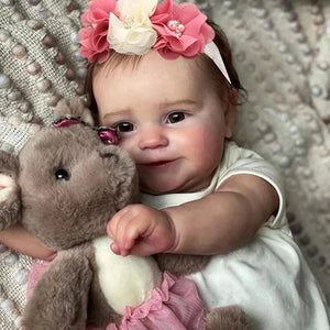 Boneca Reborn Maddie Menina de 50CM Corpo Inteiro em Vinil à Prova d'Água - Loja Mimoslife