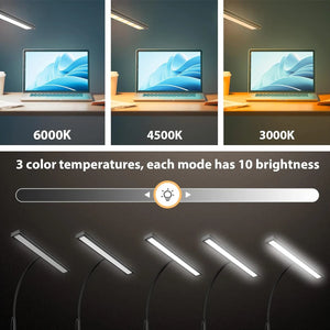 Flexible LED Table Lamp with Dimming