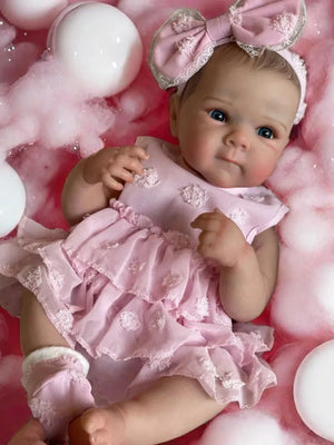 Boneca Bebê Reborn Bettie Menina em Vinil de Silicone - Loja Mimoslife
