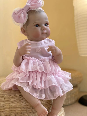 Boneca Bebê Reborn Bettie Menina em Vinil de Silicone - Loja Mimoslife