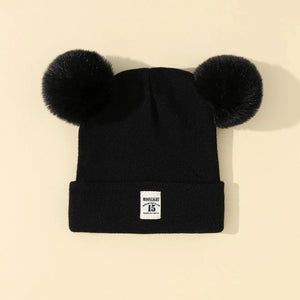 Gorro de Lã Tricotado com Orelhinhas para Bebês - Loja Mimoslife