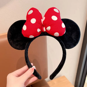 Minnie Ears Children's Headband with Sequin Bow