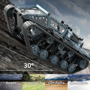 4WD Remote Control Tank with LED and Track