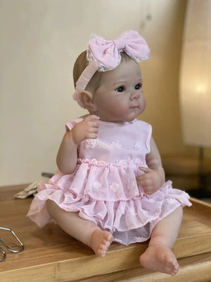 Boneca Bebê Reborn Bettie Menina em Vinil de Silicone - Loja Mimoslife