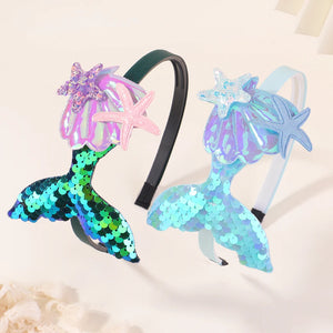 Mermaid Children's Tiara with Sequins and Pearls
