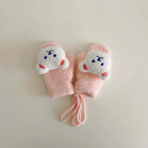 Luvas de Bebê com Urso de Desenho Animado - Loja Mimoslife