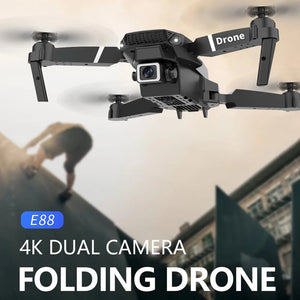 E88 Professional Drone 4K HD WiFi FPV Foldable