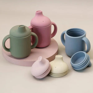 Copos de alimentação para bebês em silicone - Loja Mimoslife