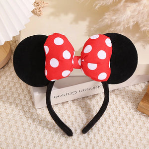 Minnie Ears Children's Headband with Sequin Bow