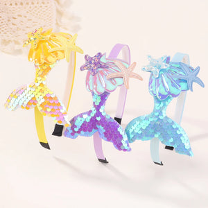 Mermaid Children's Tiara with Sequins and Pearls