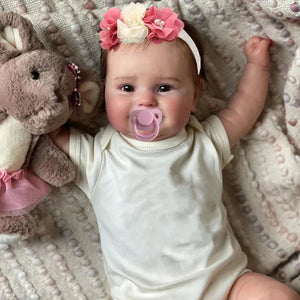 Boneca Reborn Maddie Menina de 50CM Corpo Inteiro em Vinil à Prova d'Água - Loja Mimoslife