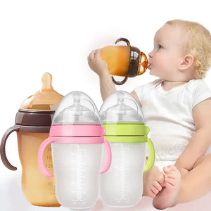 Garrafinha de Silicone para Bebê - Loja Mimoslife