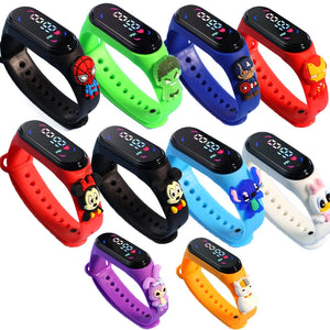Waterproof LED Touch Children's Watch