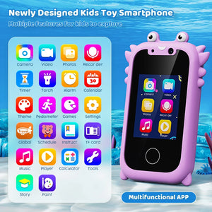 Celular Infantil Educativo com Tela Touch e Câmera