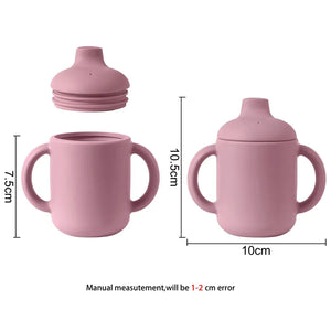 Copos de alimentação para bebês em silicone - Loja Mimoslife