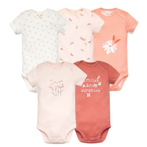 Body de bebê em algodão - Conjunto com 5 peças - Loja Mimoslife