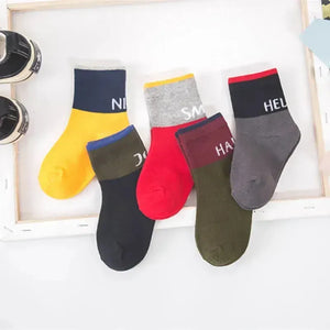 Pares de meias para bebês Conjunto com 5 Peças - Loja Mimoslife