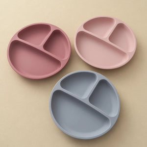 Prato Infantil de Silicone com Sucção Antiderrapante