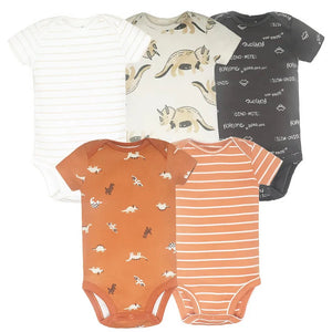 Body de bebê em algodão - Conjunto com 5 peças - Loja Mimoslife